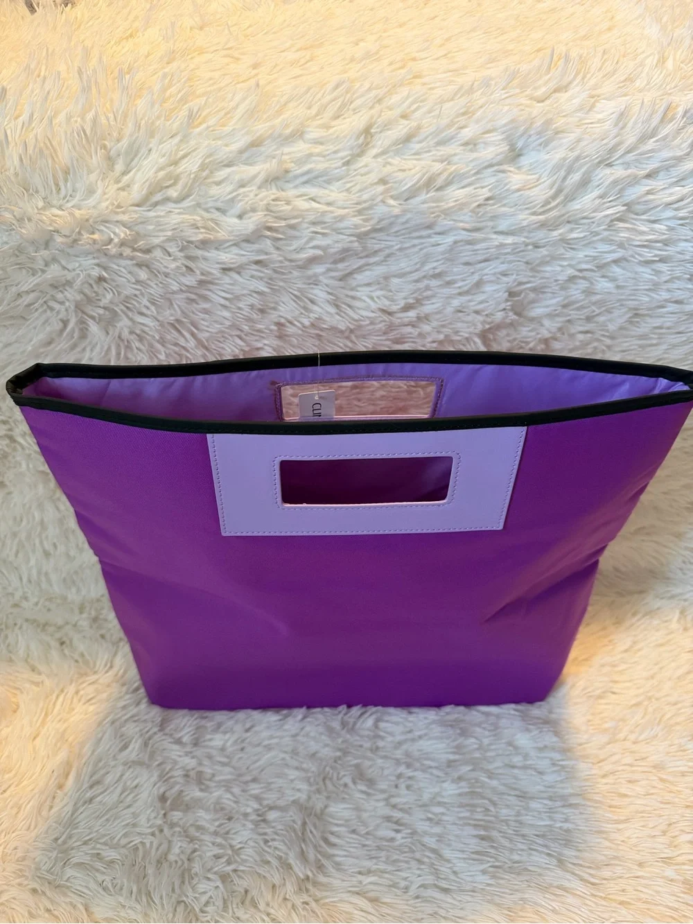 Clinique Two-Tone Purple Tote/Handbag
